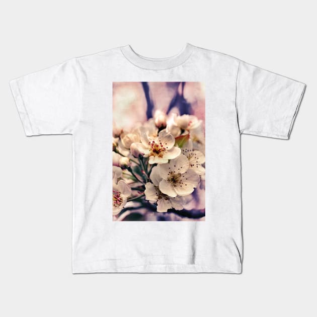 Blossoms at Dusk Kids T-Shirt by micklyn